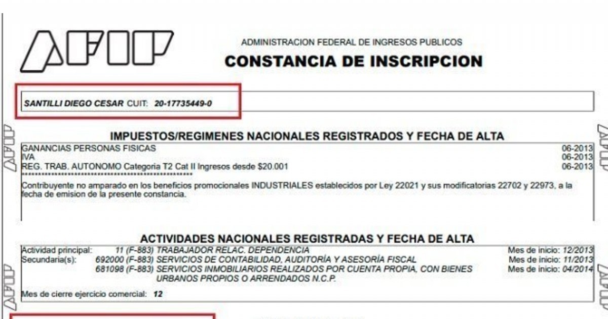 Según se pudo investigar en la ex Administración Federal de Ingresos Públicos (AFIP), el diputado Diego Santilli está complicado.