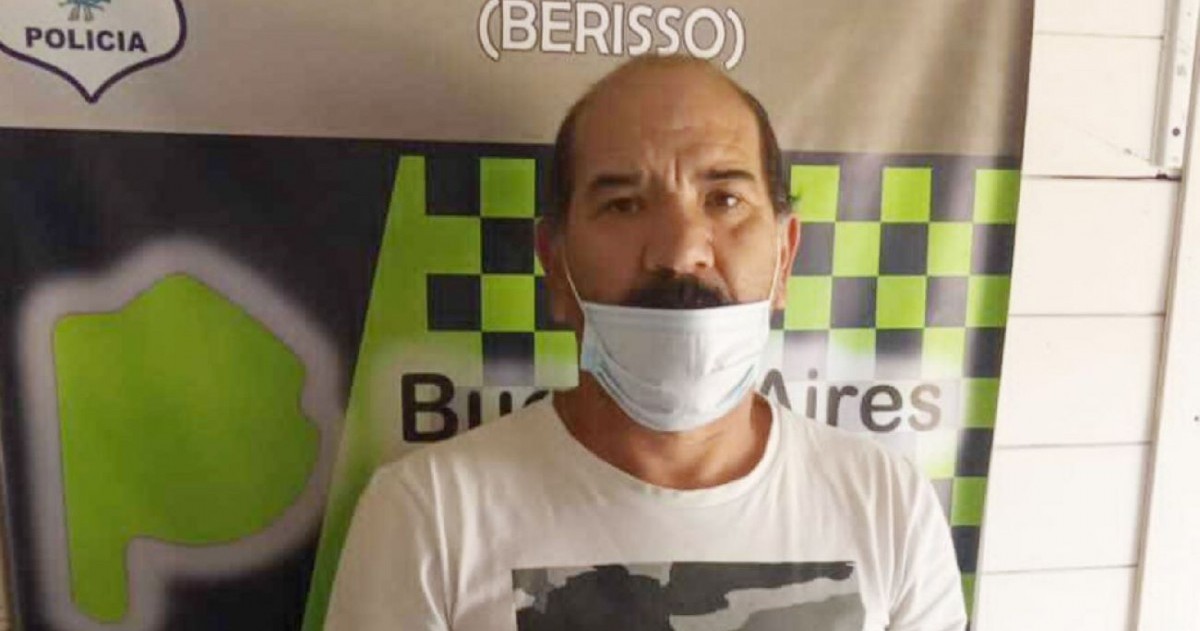 José Luis Auge fue aprehendido mientras caminaba por las calles de la localidad bonaerense de Berisso.