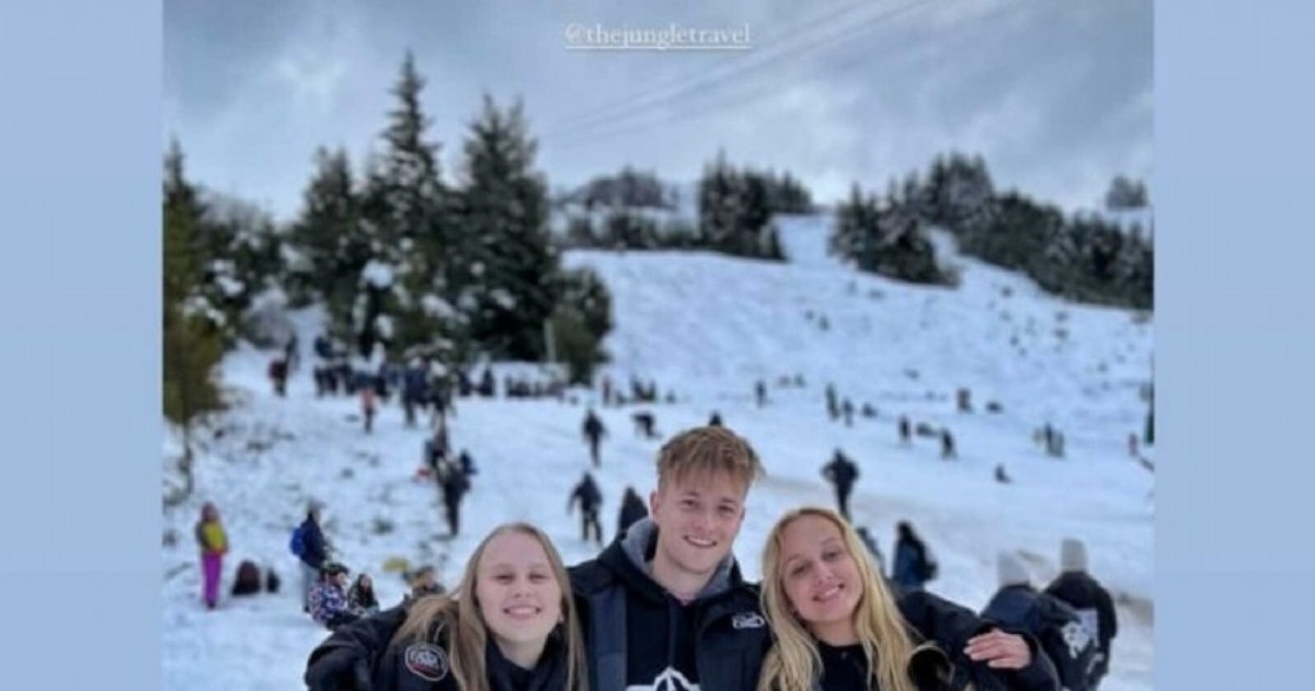 Estudiantes egresados que viajaron con Jungle Travel a San Carlos de Bariloche, provincia de Río Negro.