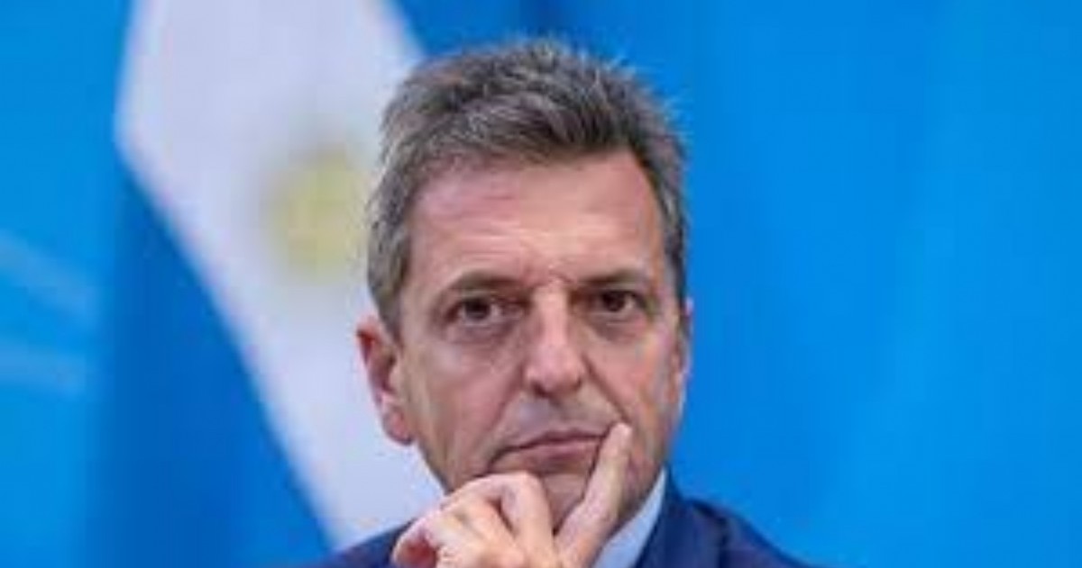 Sergio Massa, actual ministro de economía y precandidato a presidente de la Nación.