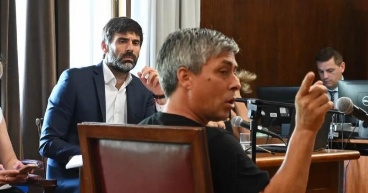 Javier Ronco, víctima de las extorsiones de Morán y Galasso, declarando en el juicio.