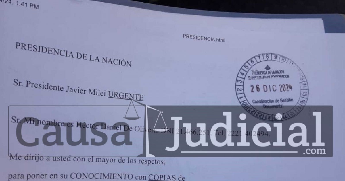 El caso escaló hasta la Corte Suprema de Justicia. (Foto: Causa Judicial)