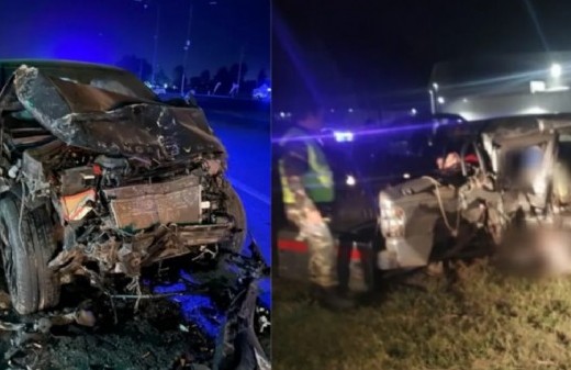 Dos camionetas chocaron y tres personas murieron en La Plata