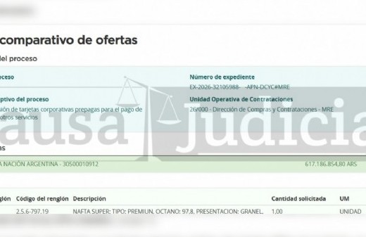 El Gobierno desembolsa una fortuna para combustible y talleres de Cancillería en plena motosierra