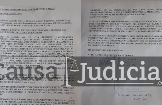 Florencio Varela: avanzan las denuncias contra armador bonaerense de Karina Milei por supuesta apropiación ilegal de terrenos