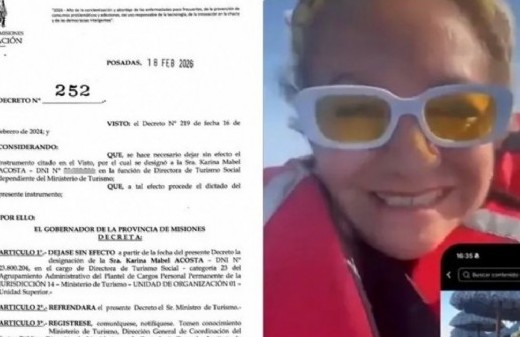 La controversia por expresiones difundidas en redes derivó en la salida de una directora dentro del gobierno de Misiones