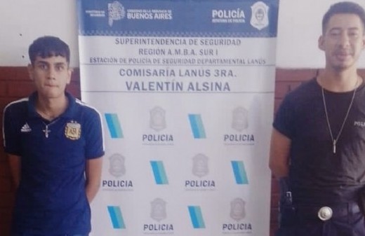 Detuvieron a un joven por vandalizar un paseo de Sandro en Lanús